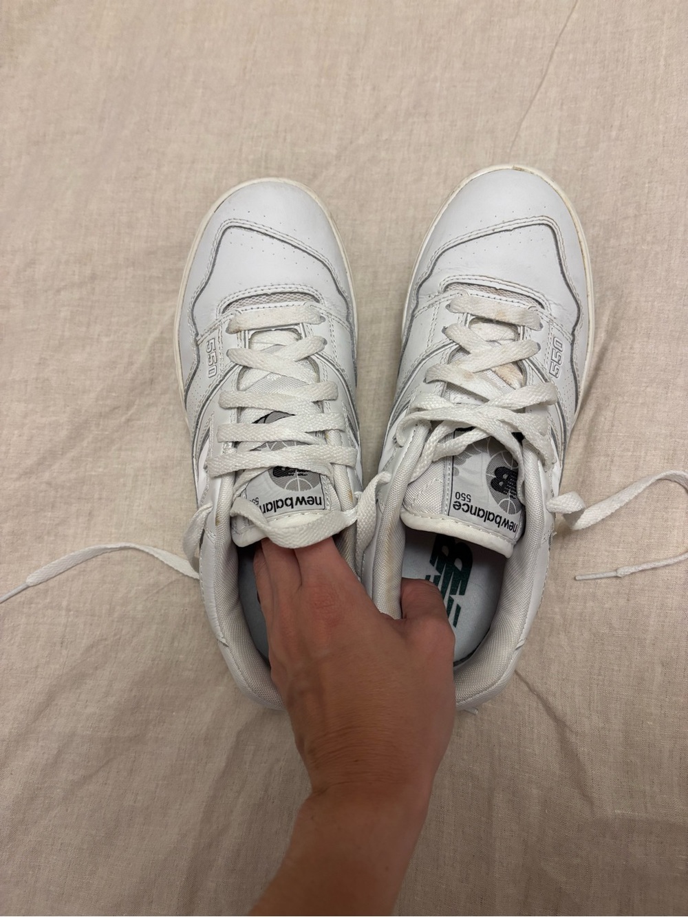 New Balance 550 white